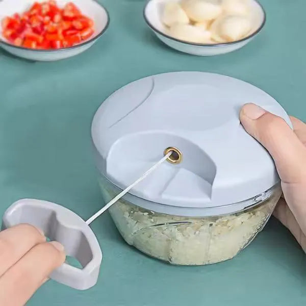 1 Pc Stylish Manual Food Chopper - Enhances Kitchen Functionality