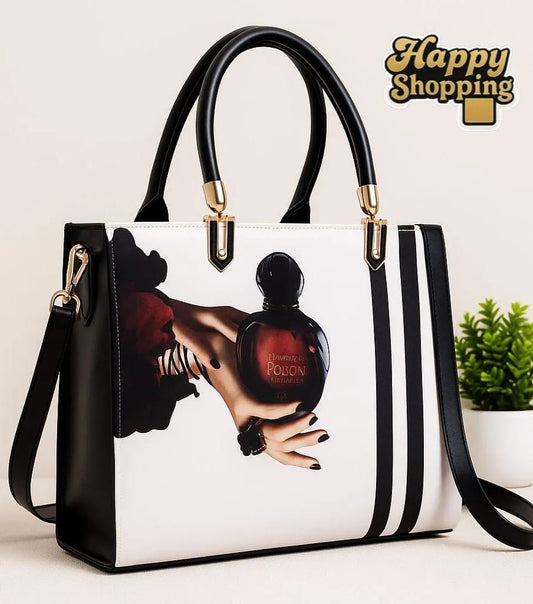 Women's Canvas Printed Shoulder Bag