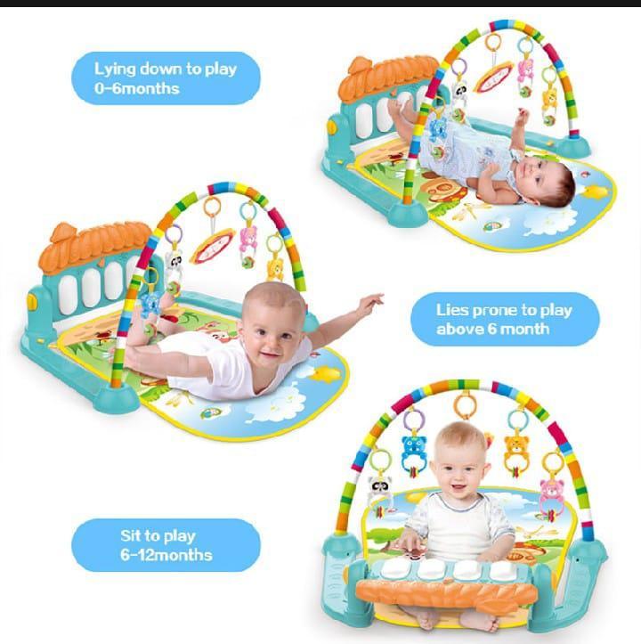 Double Sided Multicolor Play Mat - Perfect for Kids' Playtime